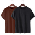 2 Camisetas Basica Streetwear Camisa T-Shirt Camisa Masculina Slim Promoção Algodão Varias Cores