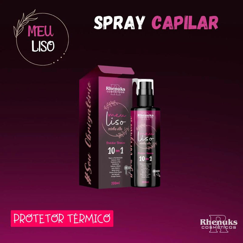 Spray Protetor Térmico 10 em 1 Capilar Meu Liso Minha Vida