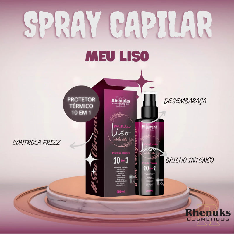 Spray Protetor Térmico 10 em 1 Capilar Meu Liso Minha Vida