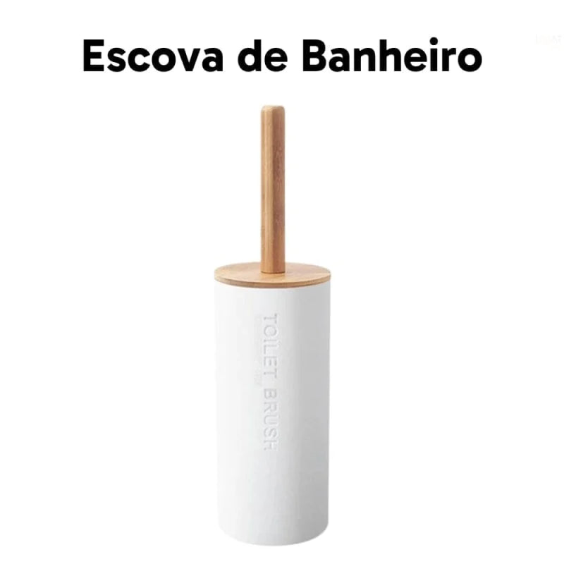 Kit para Banheiro em Bambu